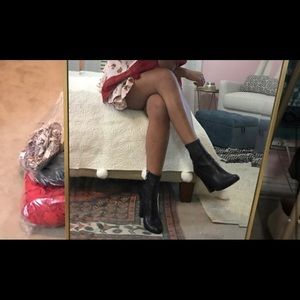 Report Black Heel Booties